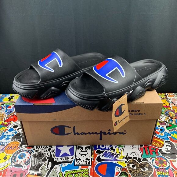 Champion Mellow Squish Slides Mens Various Sizes - Picture 1 of 11